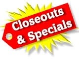 Closeout Specials